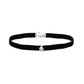 Black Velvet Choker Necklace with Cultured Freshwater Pearl