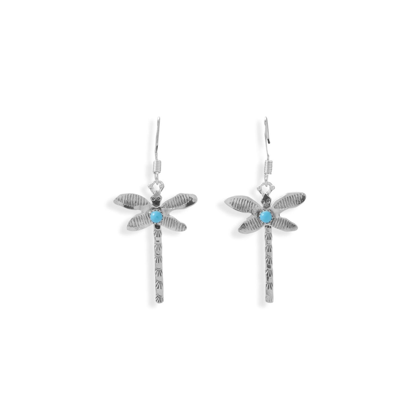 Creatively Crafted! Navajo Turquoise Dragonfly Earrings