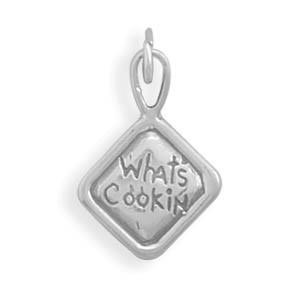 Oxidized "What's Cookin" Charm
