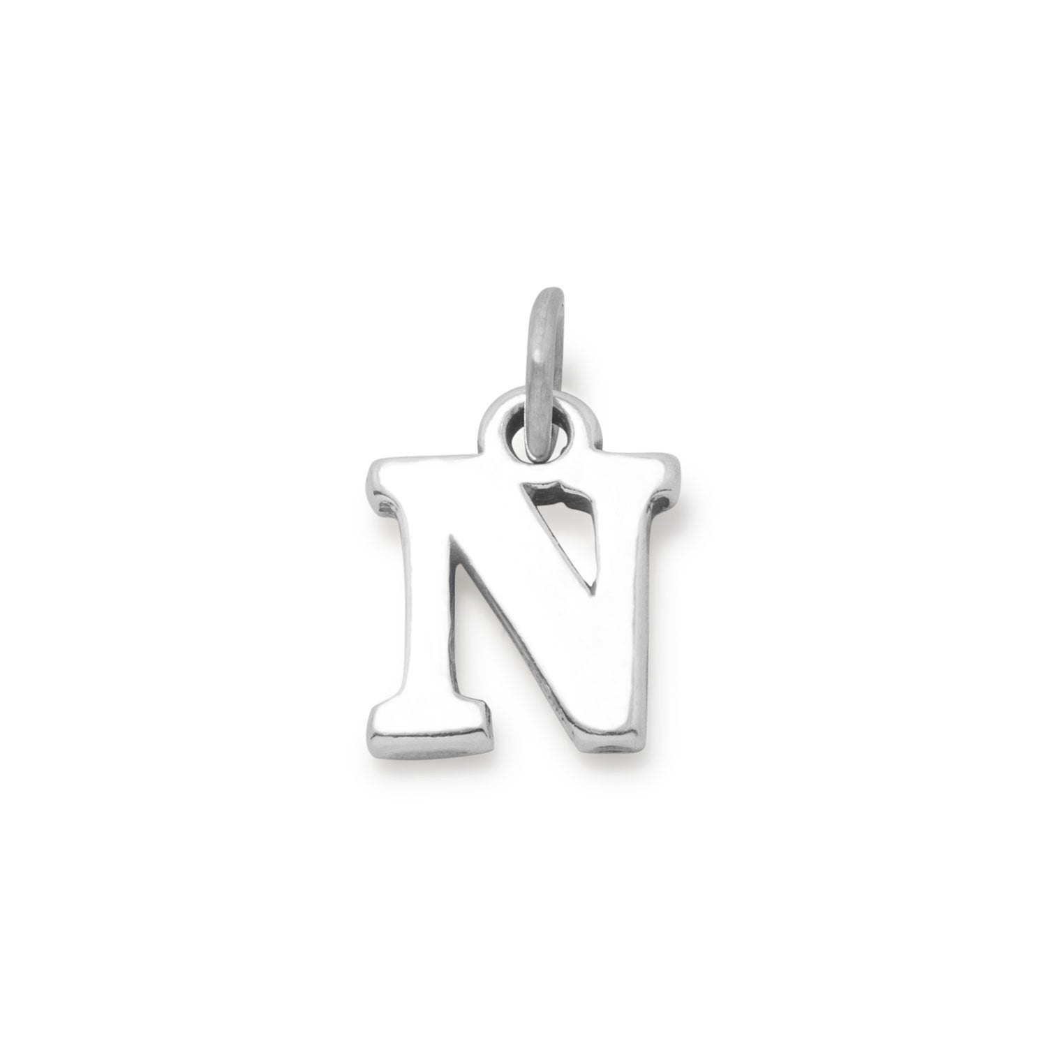 Greek Alphabet Letter Charm - Nu