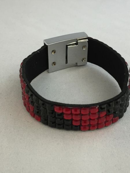 Wrap Bracelet - Red/Black